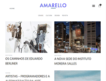 Tablet Screenshot of amarello.com.br